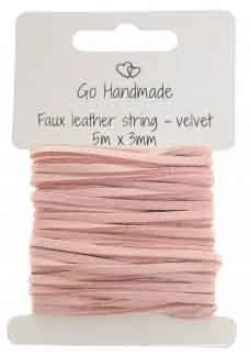 Go Handmade Ruskinds Snøre (5 x 3 mm)
